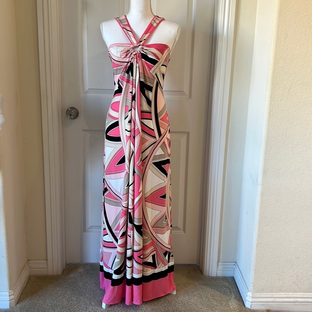 Retro maxi dress